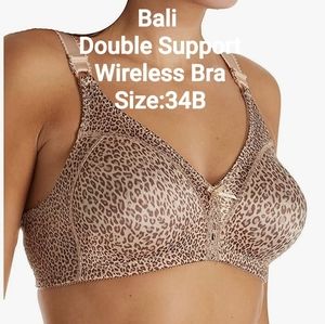 Bali Double Support Wirefree Bra Size 34B